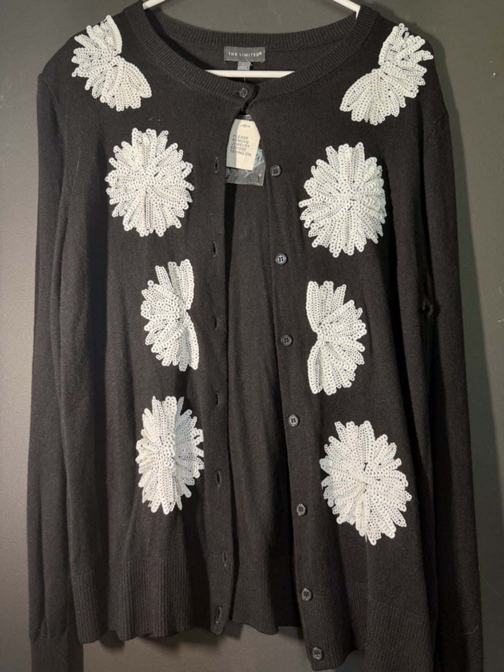 The Limited Button Down Sweater. NWT - Picture 7 of 9